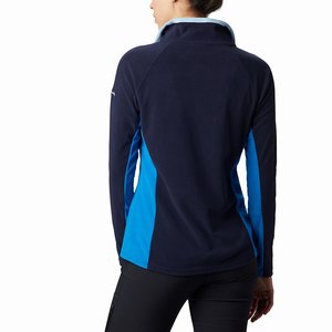 Columbia Glacial™ IV Half Zip Skinna Dam Marinblå/Blå (NHOPT9071)